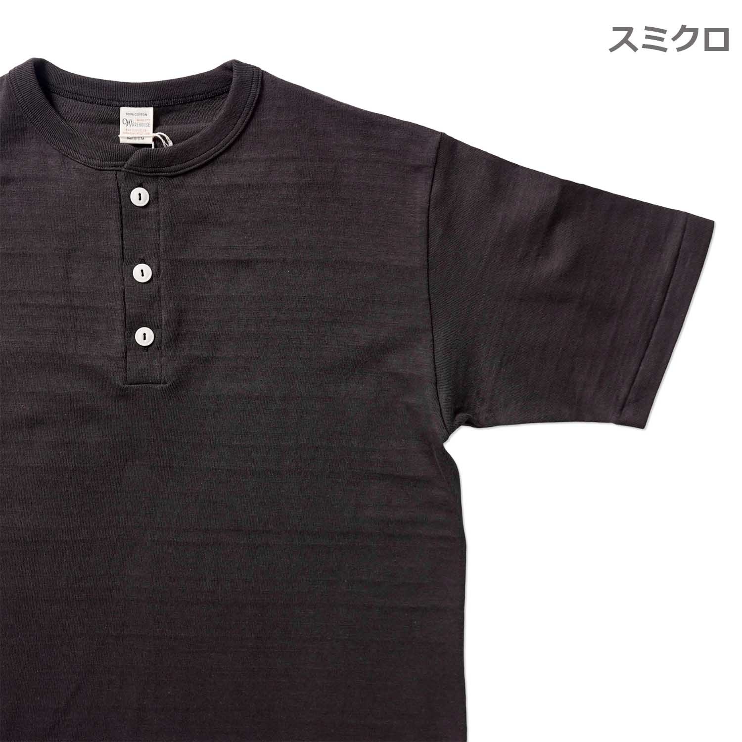 WAREHOUSE �������ϥ��� Ⱦµ T����� Lot 4601 "�إ�꡼�ͥå�T" 4601-HENLEY(26SS)