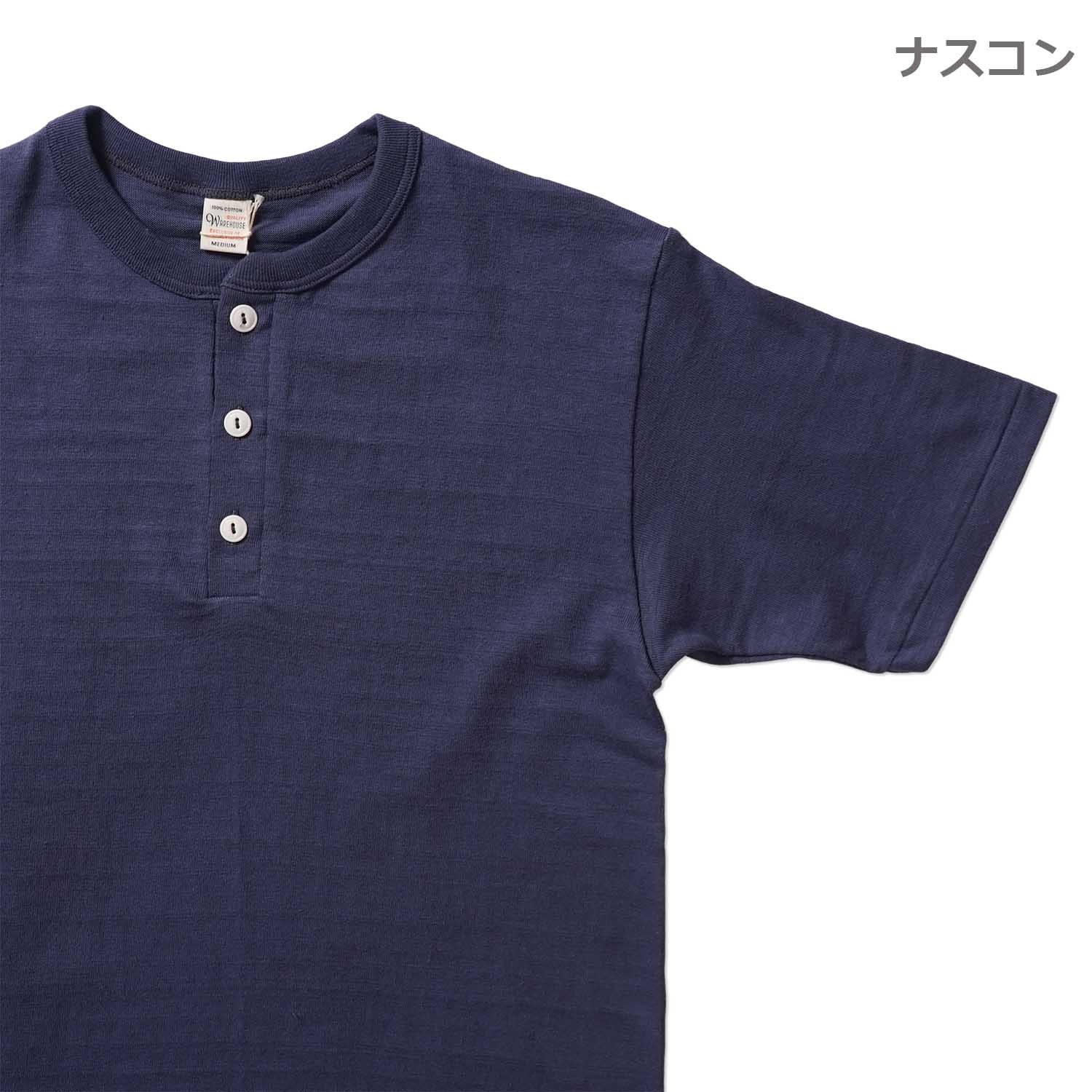 WAREHOUSE �������ϥ��� Ⱦµ T����� Lot 4601 "�إ�꡼�ͥå�T" 4601-HENLEY(26SS)