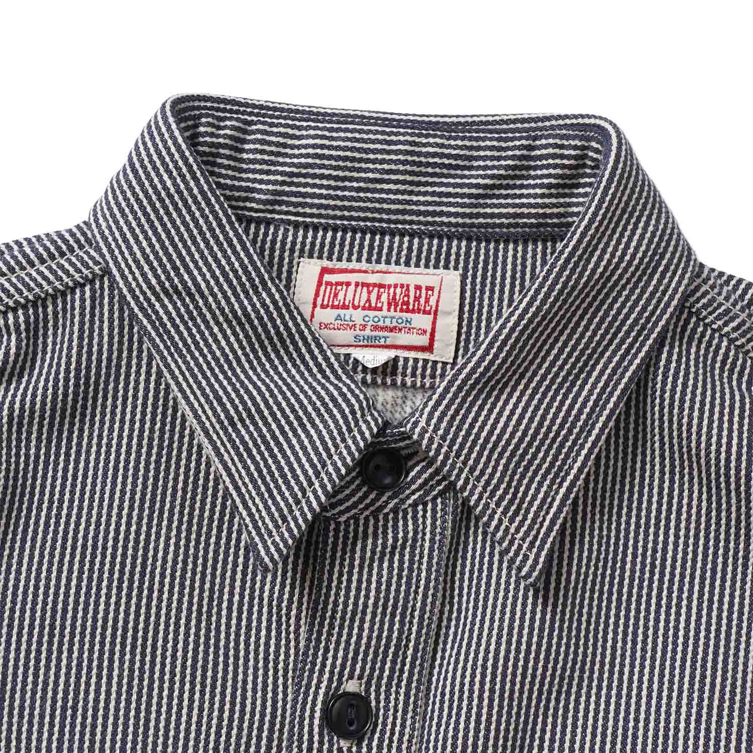 DELUXEWARE �ǥ�å��������� Ĺµ ����� ��HICKORY NEL SHIRT�� HV-01A