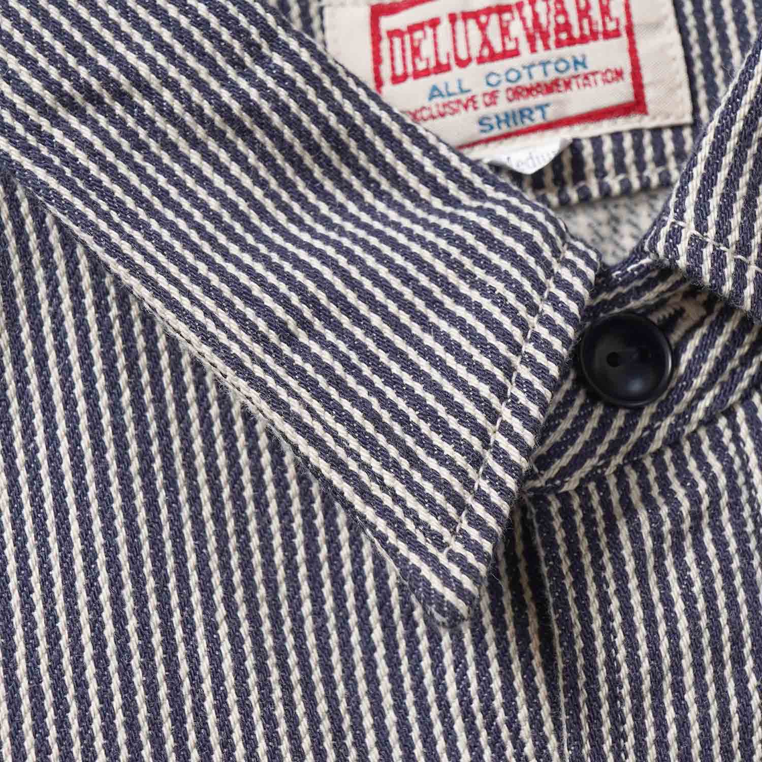 DELUXEWARE �ǥ�å��������� Ĺµ ����� ��HICKORY NEL SHIRT�� HV-01A