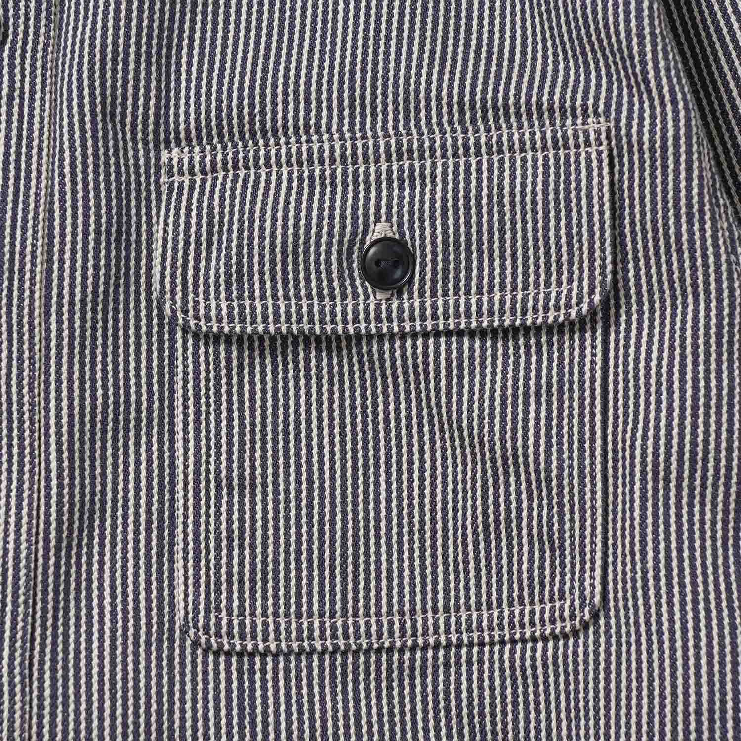 DELUXEWARE �ǥ�å��������� Ĺµ ����� ��HICKORY NEL SHIRT�� HV-01A