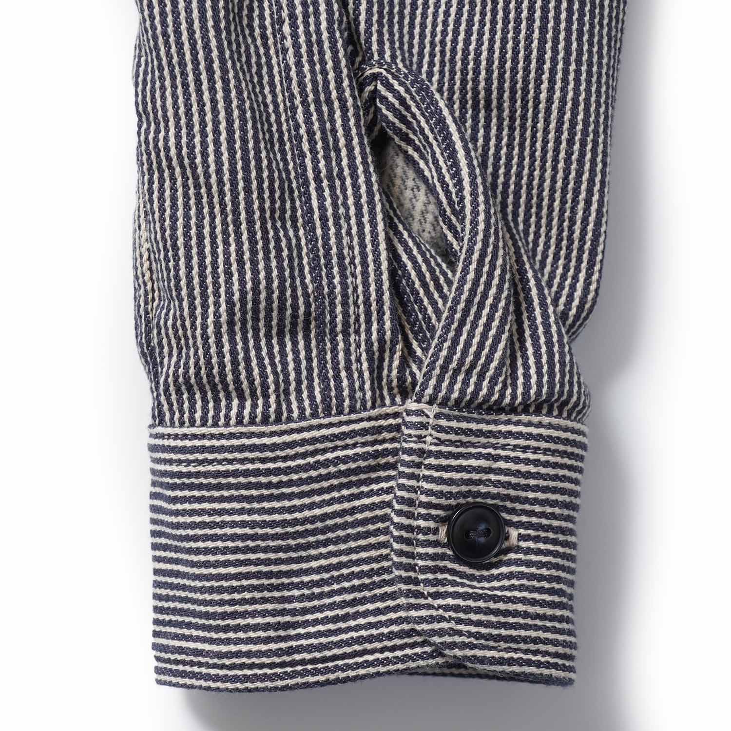DELUXEWARE �ǥ�å��������� Ĺµ ����� ��HICKORY NEL SHIRT�� HV-01A
