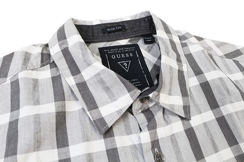 �ں߸˰��ݥ�����50��OFF��GUESS ���� Ⱦµ ����� "S/S CHECK SHIRT " M62H68W7FS0