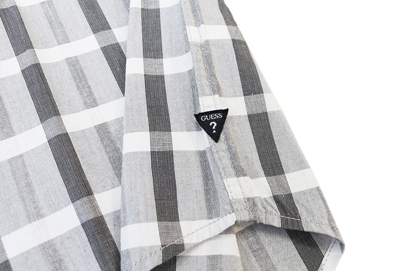 �ں߸˰��ݥ�����50��OFF��GUESS ���� Ⱦµ ����� "S/S CHECK SHIRT " M62H68W7FS0