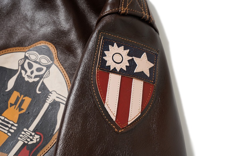 BUZZ RICKSON'S �Х��ꥯ���� A-2 �ե饤�ȥ��㥱�å� "375th Bomb.Squadron"  BR80631