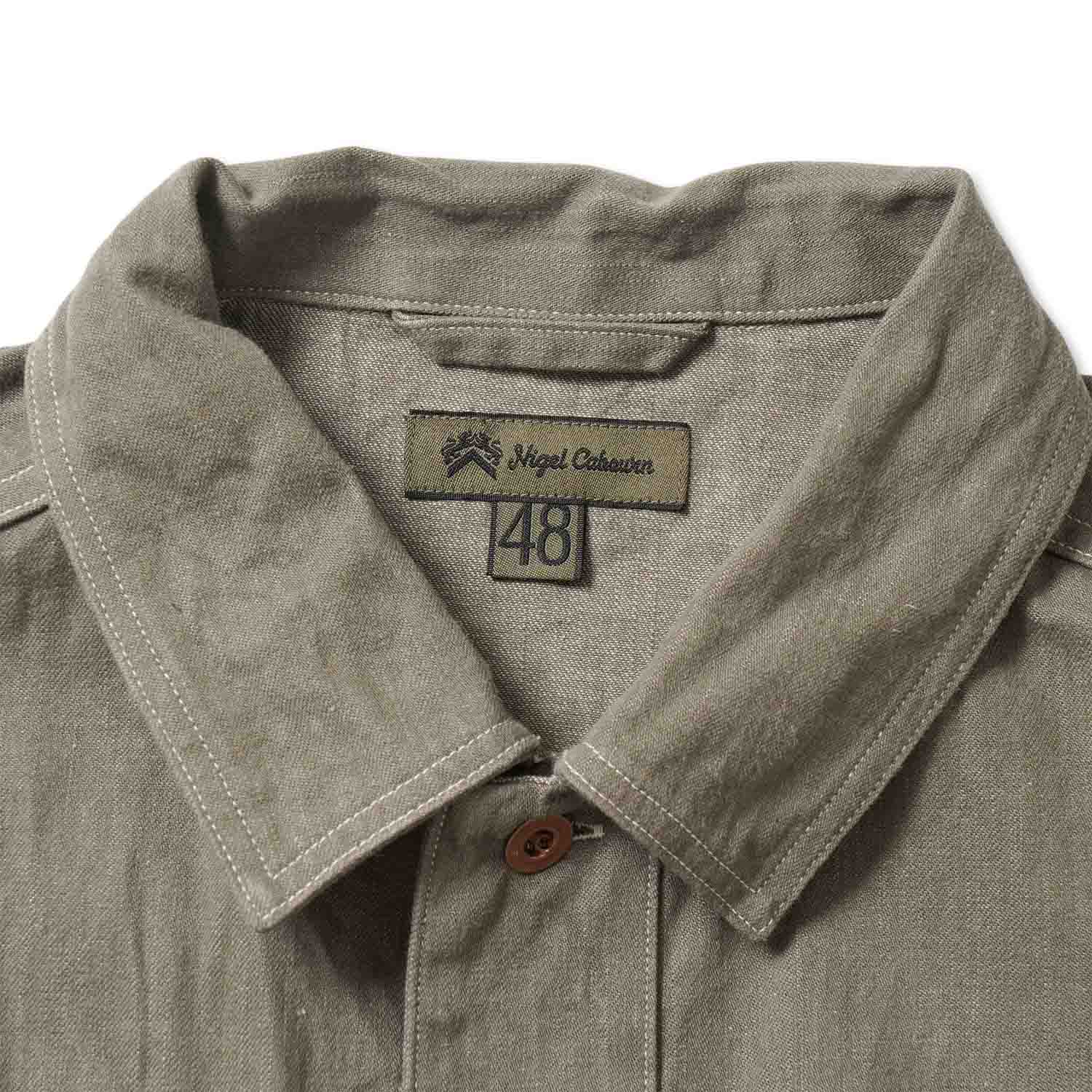 Nigel Cabourn �ʥ������륱���ܥ� Ĺµ ����� ��UTILITY SHIRT TYPE2 DENIM�� 80510010015