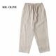 MR.OLIVE �ߥ��������꡼�� �ѥ�� "SOFT FINISH LINEN / DRAWSTRING TAPERED PANTS"  M261110