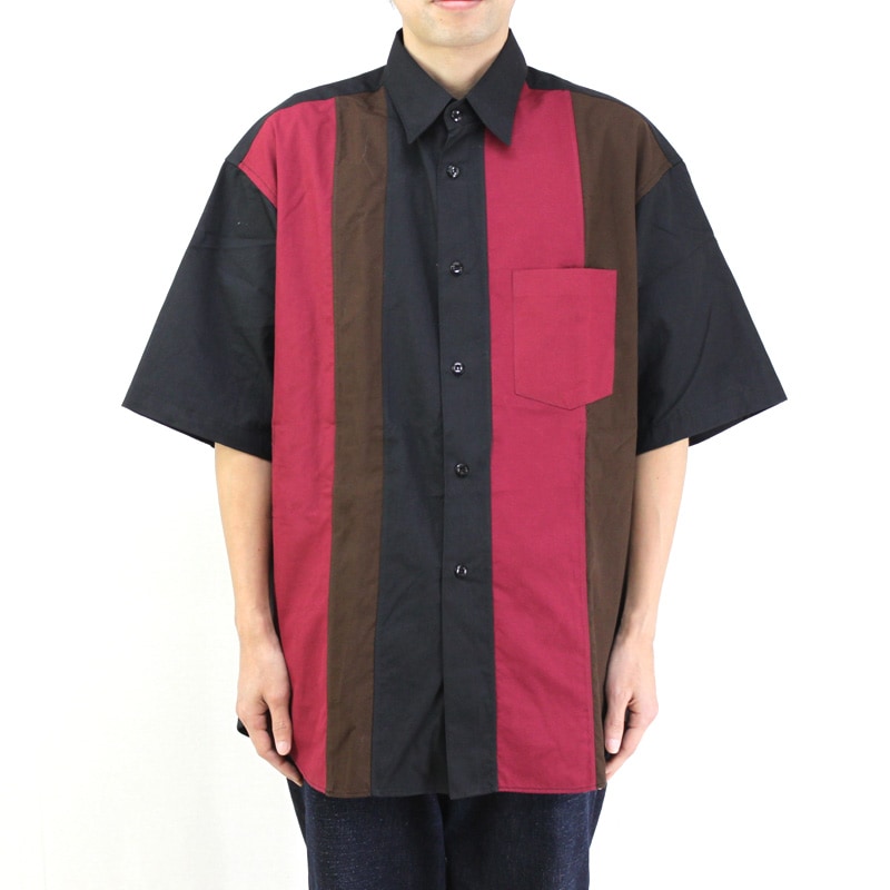 MONITALY ��˥��꡼ Ⱦµ ����� HALF SLEEVE PANELED SHIRT M25253