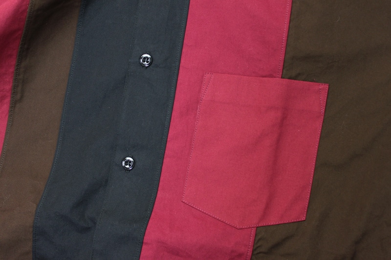 MONITALY ��˥��꡼ Ⱦµ ����� HALF SLEEVE PANELED SHIRT M25253