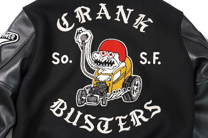 Whitesville �ۥ磻�ĥӥ롡����ɥ��㥱�åȡ�30oz. WOOL MELTON AWARD JACKET ��CRANK BUSTERS��  WV15602