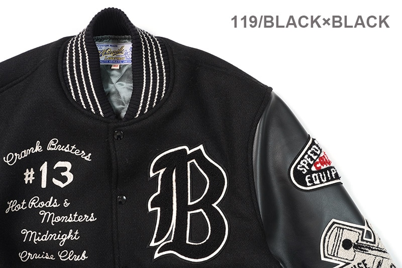 Whitesville �ۥ磻�ĥӥ롡����ɥ��㥱�åȡ�30oz. WOOL MELTON AWARD JACKET ��CRANK BUSTERS��  WV15602