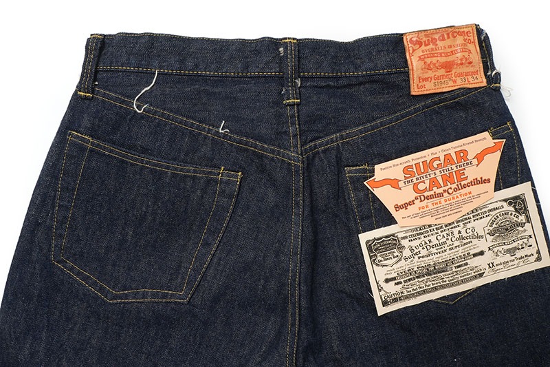 SUGAR CANE ���奬�������� �ǥ˥� �ѥ�� SUGAR CANE Super "Denim" Collectibles #01  14oz. BLUE DENIM WAIST OVERALLS "S1945" MODEL  SC49001-421��ONE WASH��