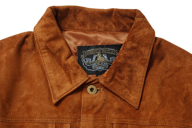 DOUBLE HELIX ���֥�إ�å������쥶�����㥱�åȡ�"Gold Digger Suede Brown"  WM0293