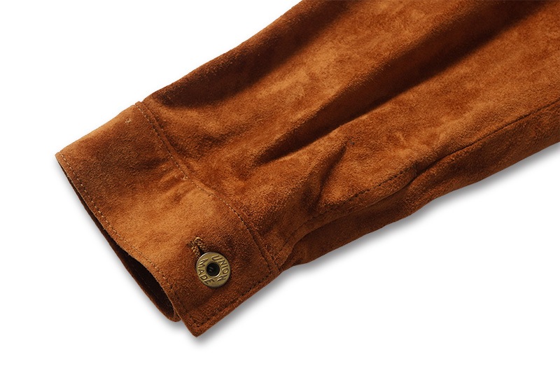 DOUBLE HELIX ���֥�إ�å������쥶�����㥱�åȡ�"Gold Digger Suede Brown"  WM0293