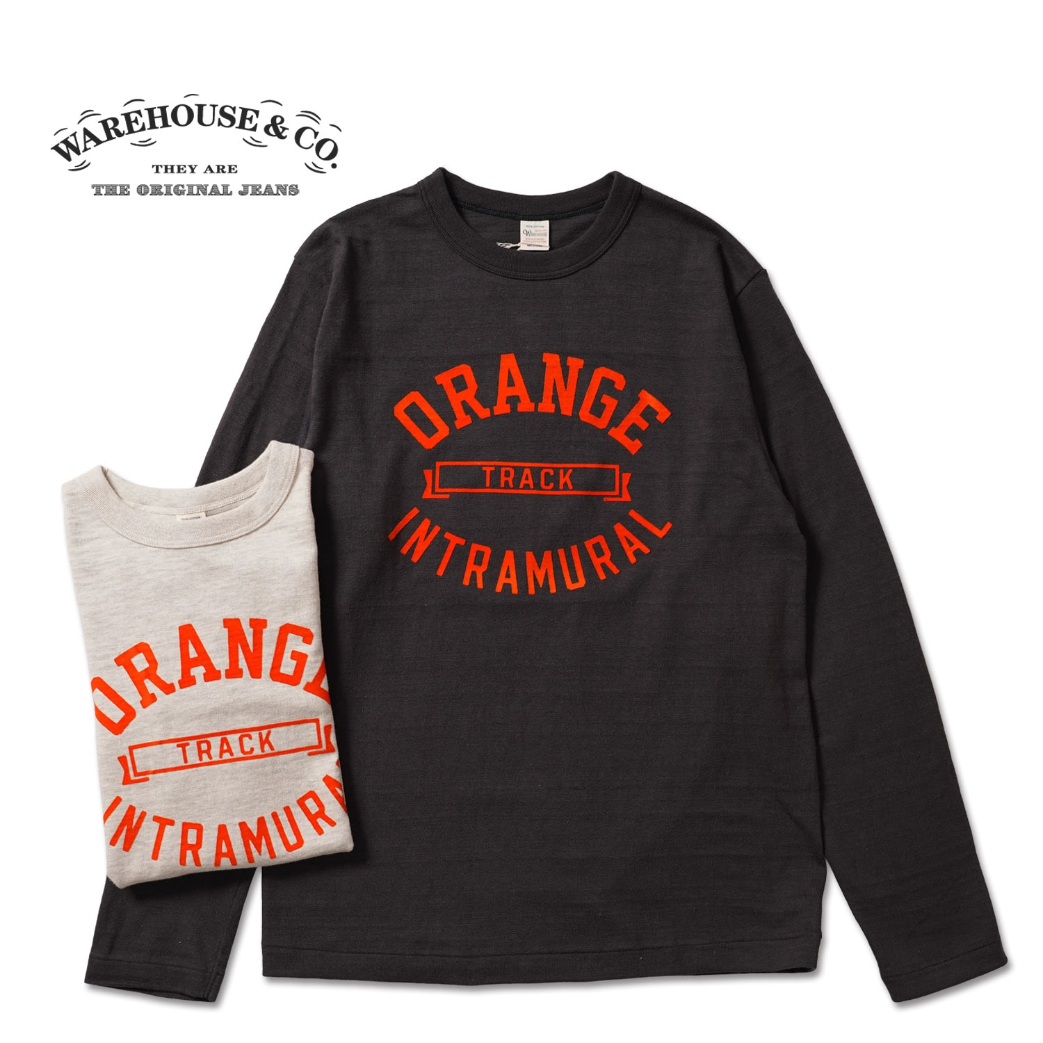 WAREHOUSE �������ϥ��� Ĺµ T����� Lot 5906 "ORANGE"  5906-ORANGE(26SS)