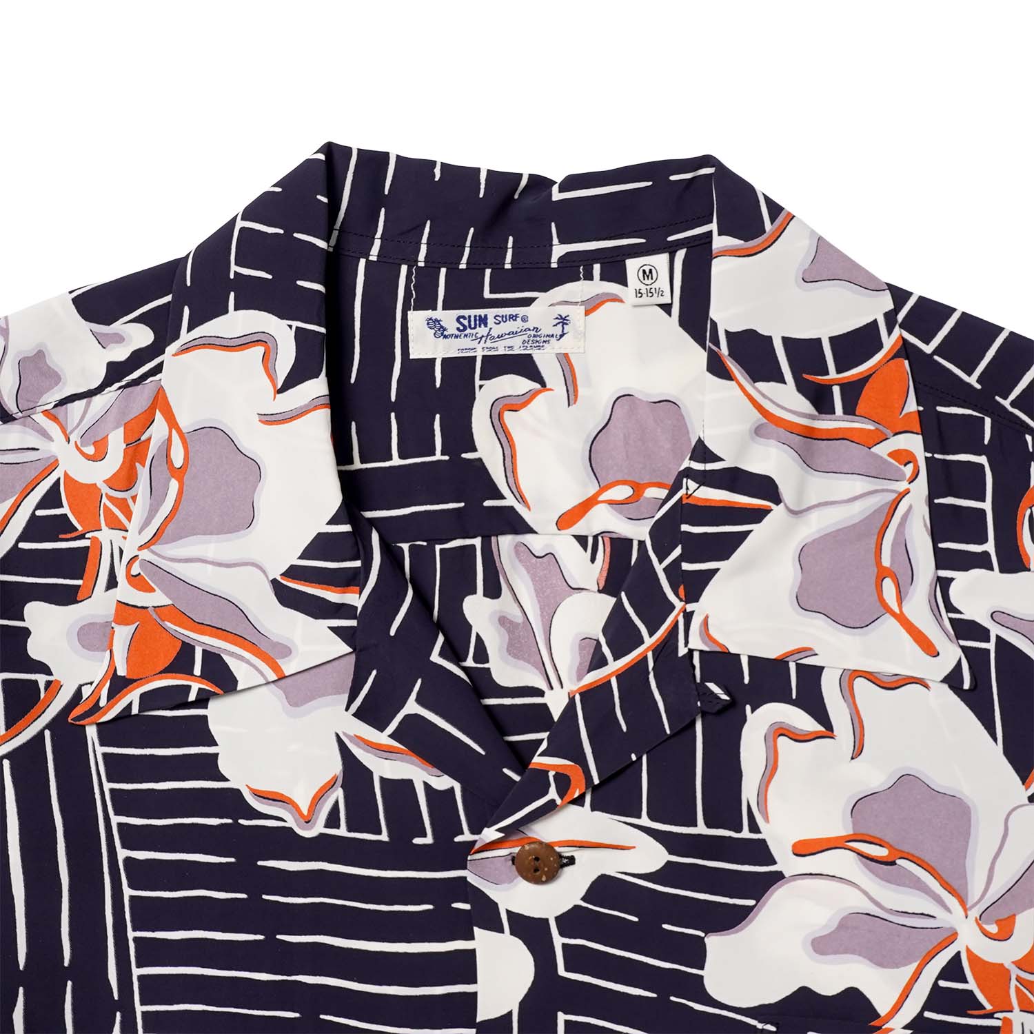 SUN SURF ���󥵡��� Ⱦµ �����ϥ���� RAYON HAWAIIAN SHIRT ��WHITE GINGER�� SS39615