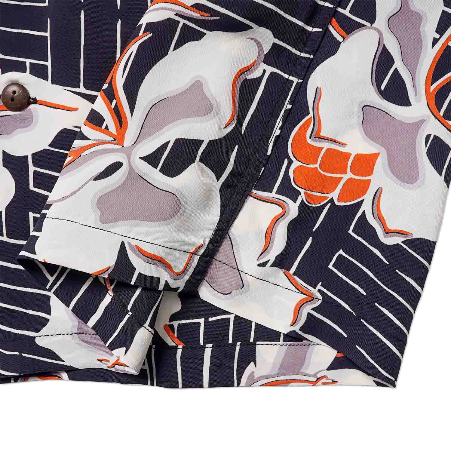 SUN SURF ���󥵡��� Ⱦµ �����ϥ���� RAYON HAWAIIAN SHIRT ��WHITE GINGER�� SS39615