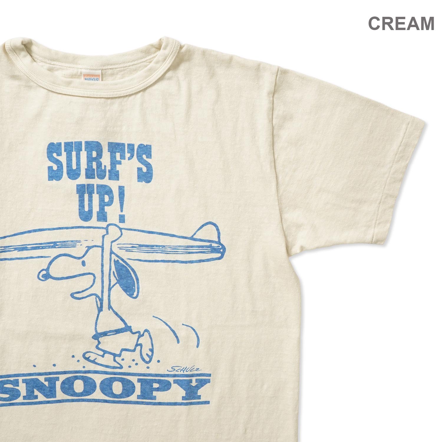 WAREHOUSE �������ϥ��� Vintage PEANUTS Ⱦµ T����� Lot YP126S-1 "SURF'S UP(SNOOPY)" YP126S-1-SURF(26S)