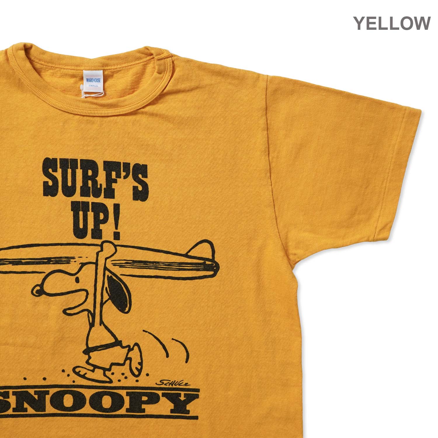 WAREHOUSE �������ϥ��� Vintage PEANUTS Ⱦµ T����� Lot YP126S-1 "SURF'S UP(SNOOPY)" YP126S-1-SURF(26S)