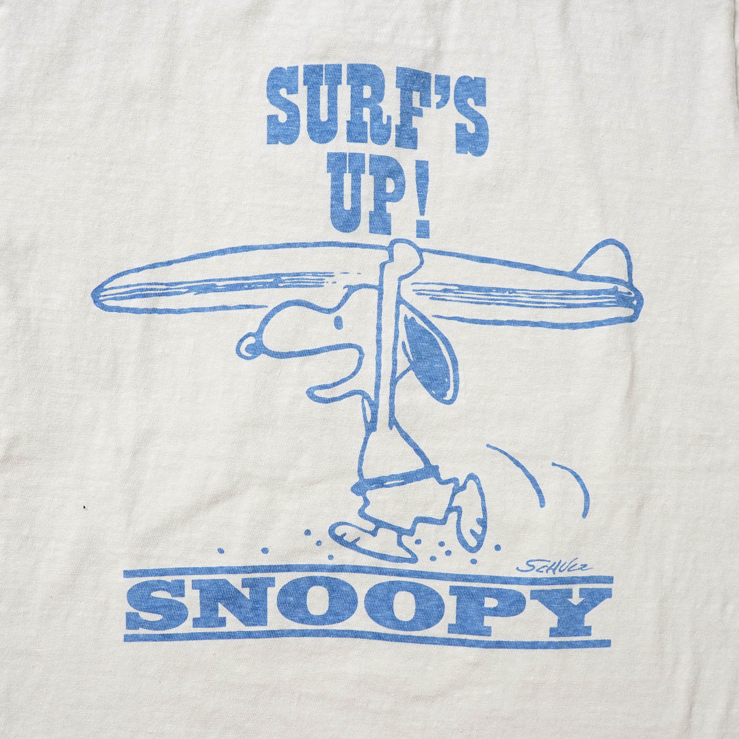 WAREHOUSE �������ϥ��� Vintage PEANUTS Ⱦµ T����� Lot YP126S-1 "SURF'S UP(SNOOPY)" YP126S-1-SURF(26S)