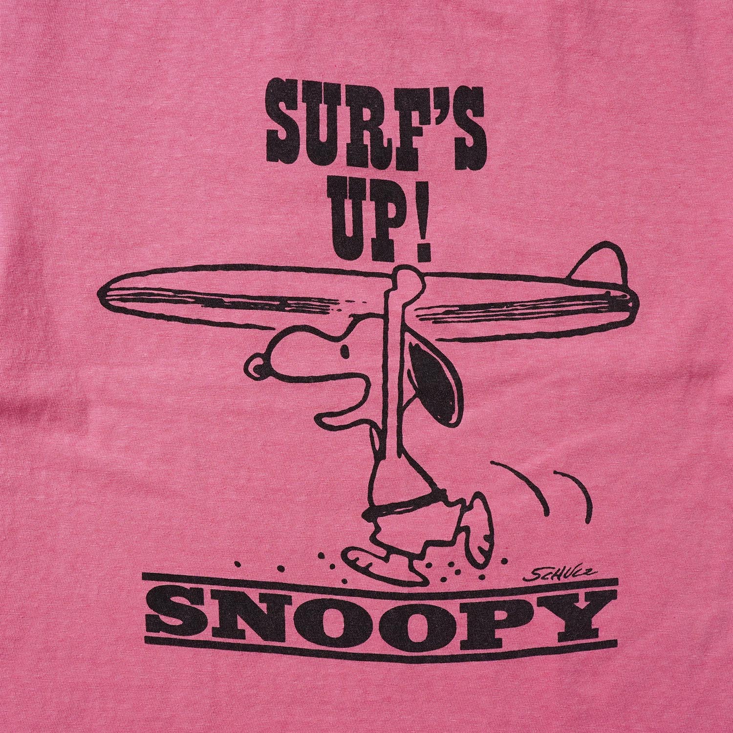 WAREHOUSE �������ϥ��� Vintage PEANUTS Ⱦµ T����� Lot YP126S-1 "SURF'S UP(SNOOPY)" YP126S-1-SURF(26S)