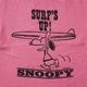WAREHOUSE �������ϥ��� Vintage PEANUTS Ⱦµ T����� Lot YP126S-1 "SURF'S UP(SNOOPY)" YP126S-1-SURF(26S)