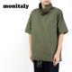 MONITALY ��˥��꡼ �ץ륪���С� S/S MOCK NECK PULLOVER M25451
