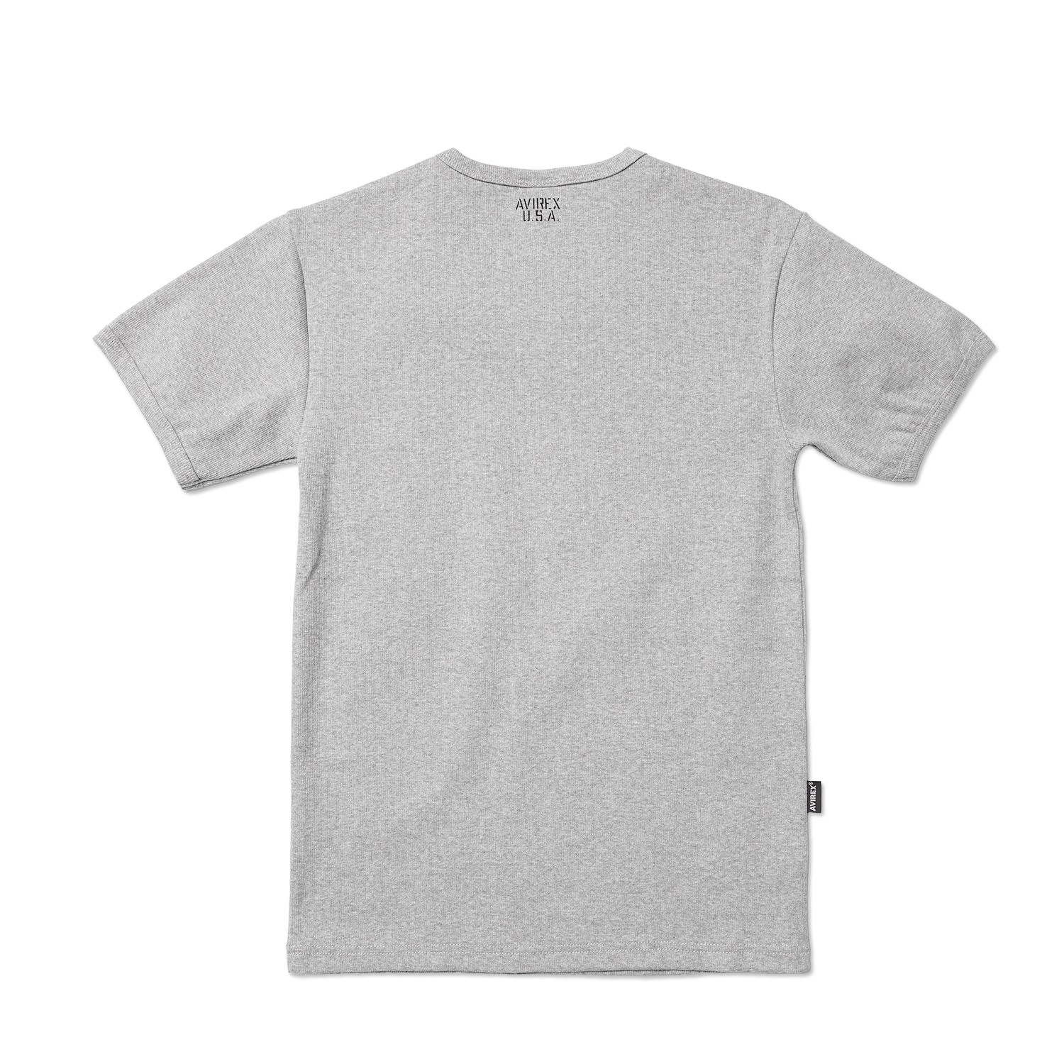 AVIREX ��������å��� Ⱦµ T����� "S/S CREW NECK RIB T-SHIRT" AVI6143502