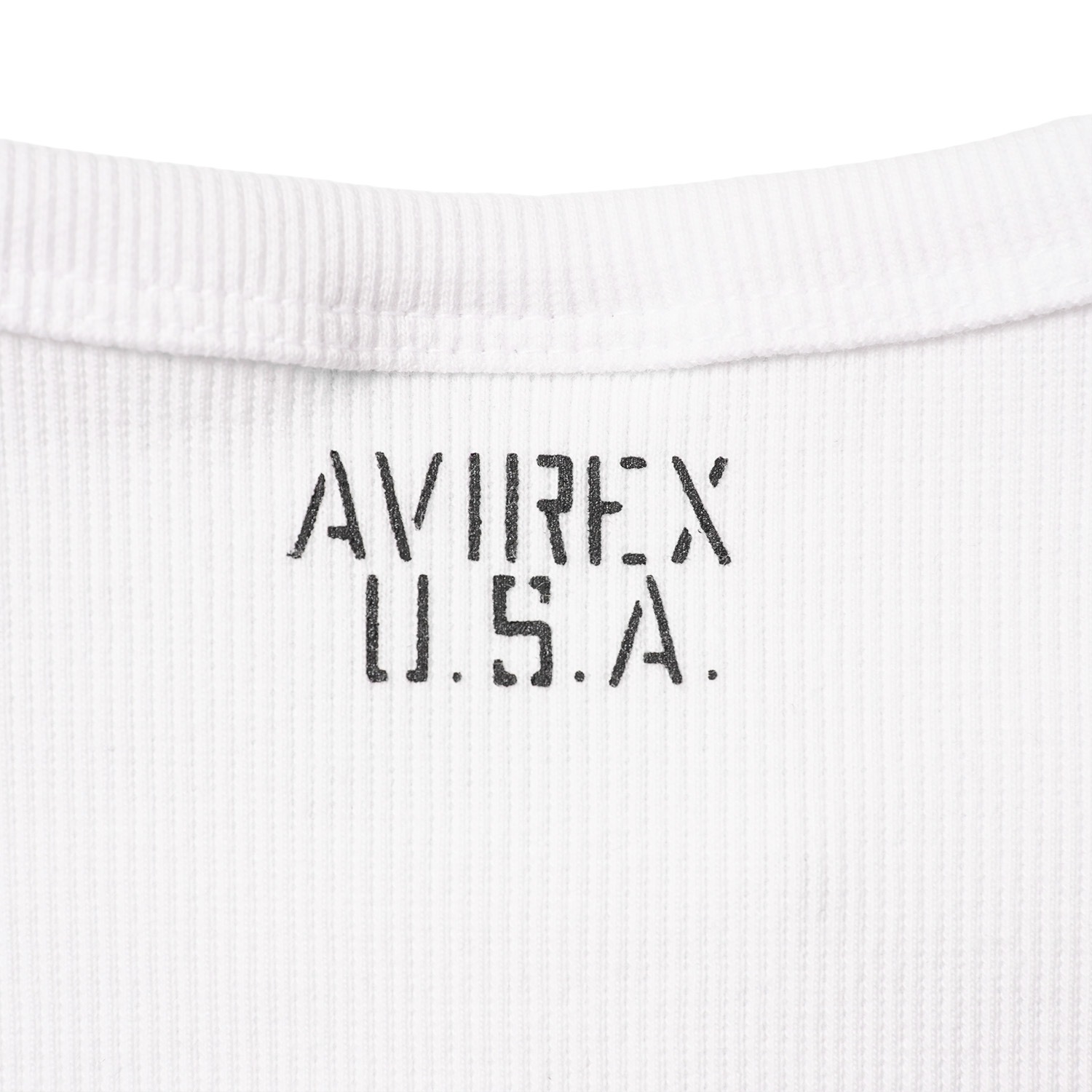 AVIREX ��������å��� Ⱦµ T����� "S/S CREW NECK RIB T-SHIRT" AVI6143502