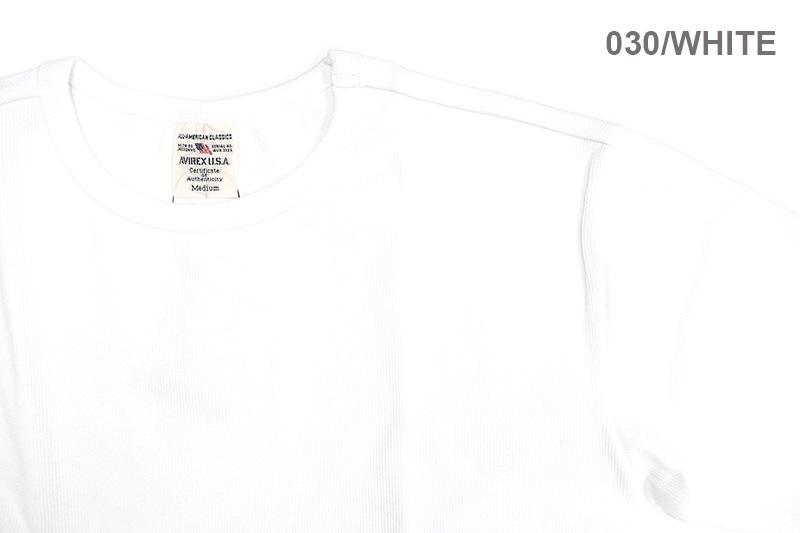 AVIREX å Ⱦµ T "S/S CREW NECK RIB T-SHIRT" AVI6143502