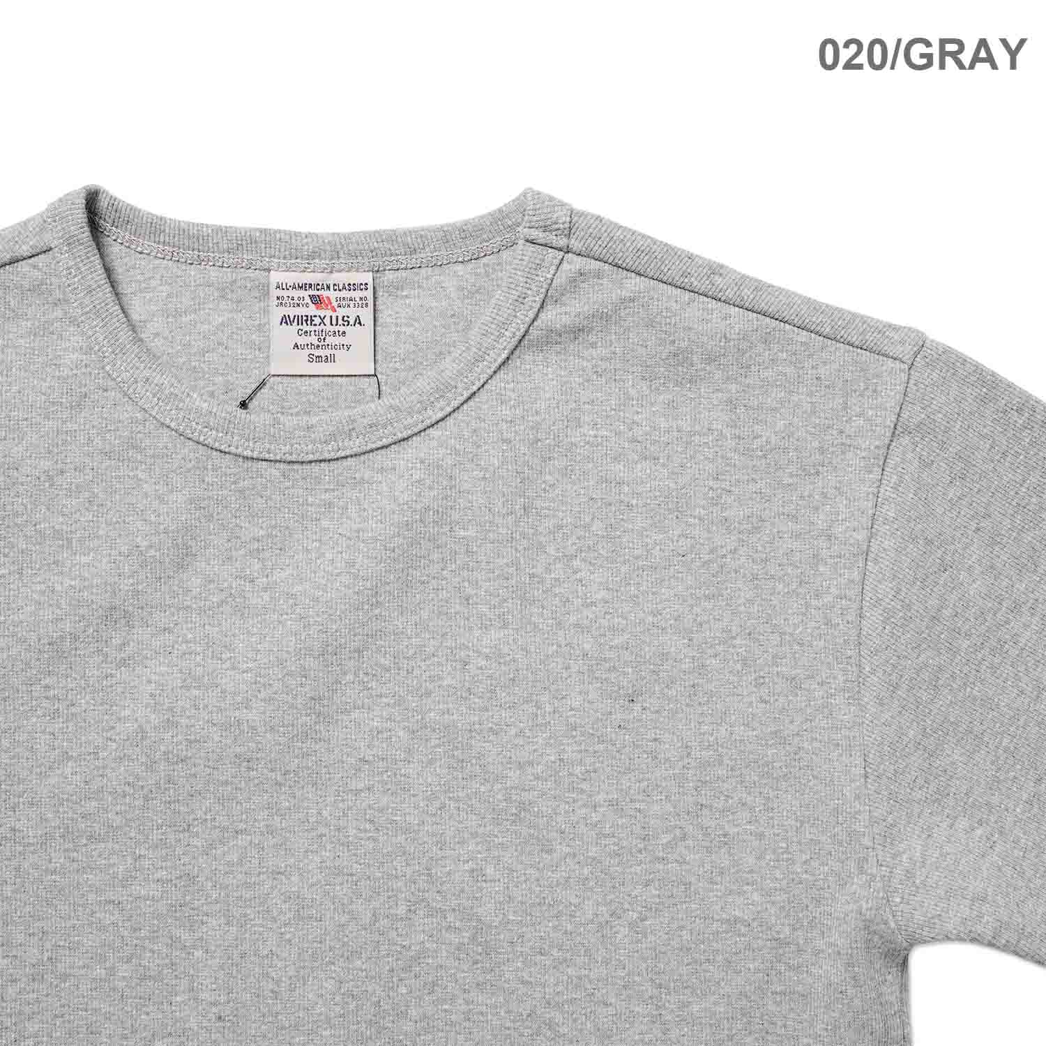 AVIREX ��������å��� Ⱦµ T����� "S/S CREW NECK RIB T-SHIRT" AVI6143502