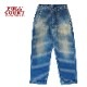 FULLCOUNT ե륫 ѥ Indigo Wabash Stripe Farmers Trousers HW  1128HW-4