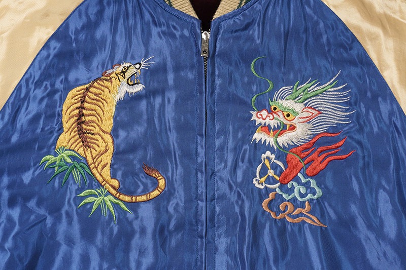 TAILOR TOYO ơ顼ΡMid 1950s Style Velveteen Souvenir JacketGOLD DRAGON  JAPAN MAPɡTT15623RG