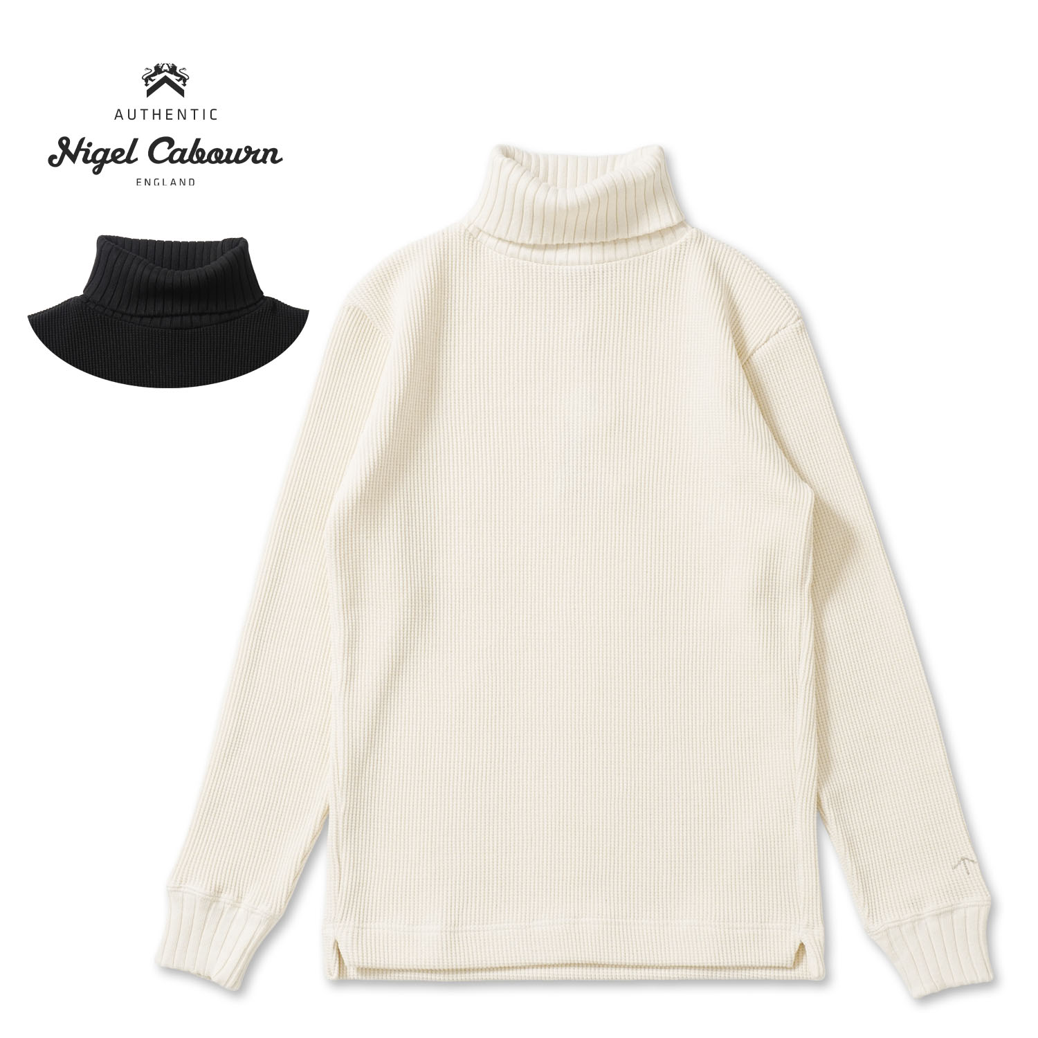 Nigel Cabourn �ʥ������륱���ܥ� �����ȥ�ͥå�  ��TURTLE NECK WAFFLE��  80510020025