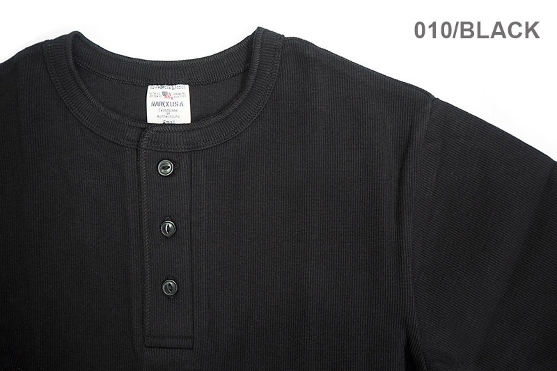 AVIREX å Ⱦµ T "S/S HENLEY NECK T-SHIRT" AVI6143504