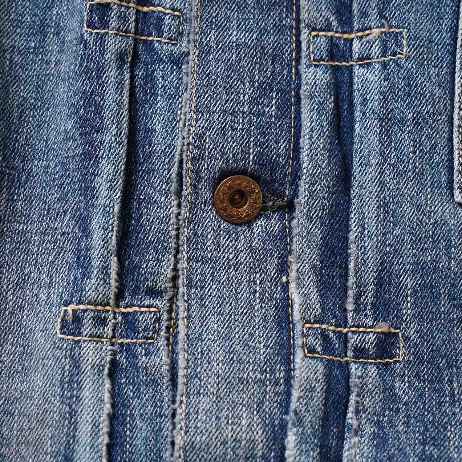 �ڤ������2��ޤǡ� FULLCOUNT �ե륫����� �ǥ˥� ���㥱�å� �����ǥ� WWII Model 11.5oz Denim Jacket HW ��Master Of Reality�� HAND WASH S2107SSHW