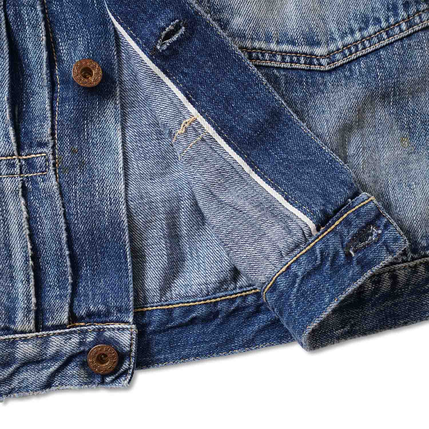 �ڤ������2��ޤǡ� FULLCOUNT �ե륫����� �ǥ˥� ���㥱�å� �����ǥ� WWII Model 11.5oz Denim Jacket HW ��Master Of Reality�� HAND WASH S2107SSHW