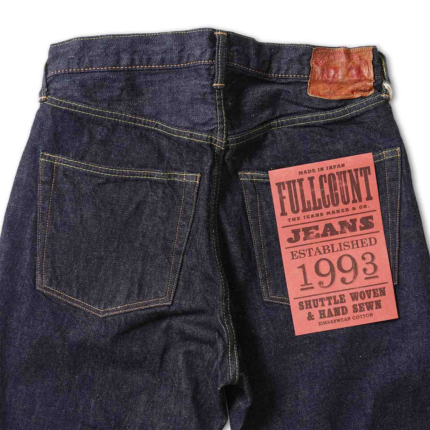 FULLCOUNT �ե륫����� �ѥ��  "Tapered Denim" ONE WASH 1110W