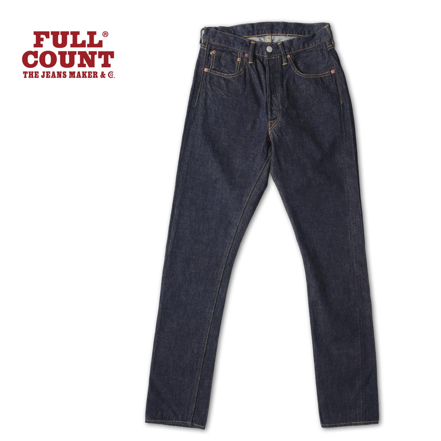 FULLCOUNT �ե륫����� �ѥ��  "Tapered Denim" ONE WASH 1110W