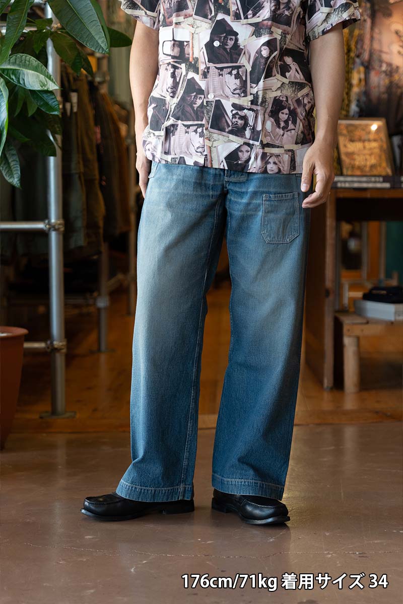 JOHN GLUCKOW ����󥰥�å��� �ѥ�� Lot JG-01 "1910s Netmaker's Trousers"��USED WASH(ø)��JG-01-UWL