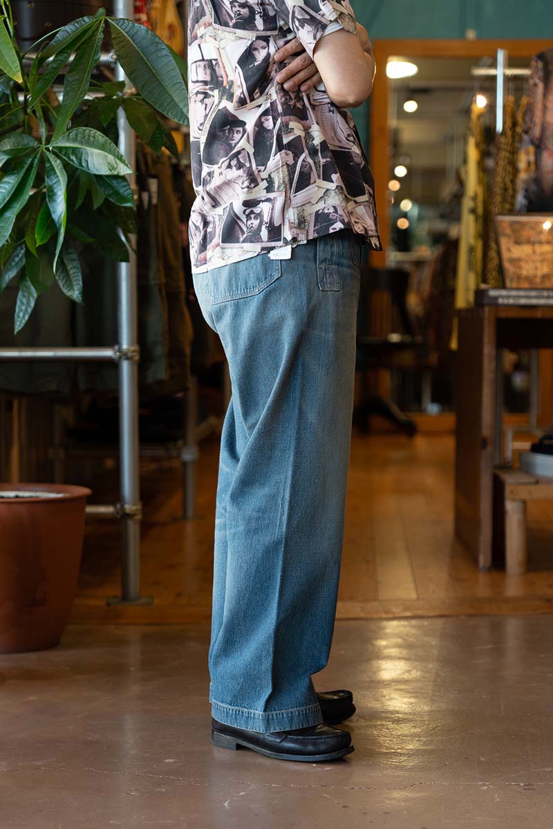 JOHN GLUCKOW ����󥰥�å��� �ѥ�� Lot JG-01 "1910s Netmaker's Trousers"��USED WASH(ø)��JG-01-UWL