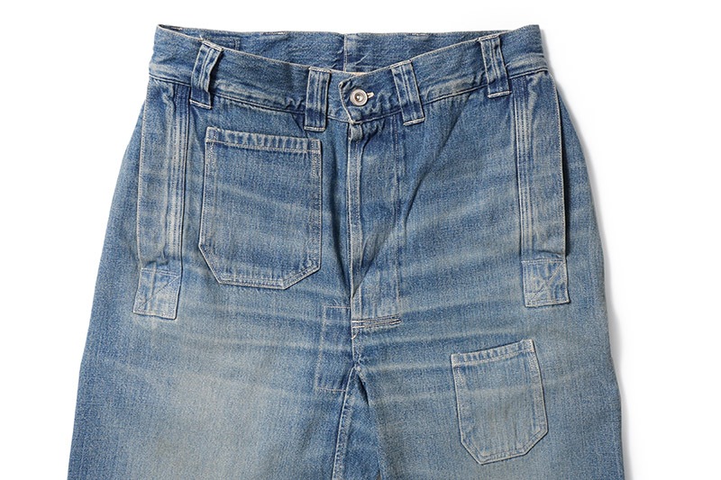 JOHN GLUCKOW ����󥰥�å��� �ѥ�� Lot JG-01 "1910s Netmaker's Trousers"��USED WASH(ø)��JG-01-UWL