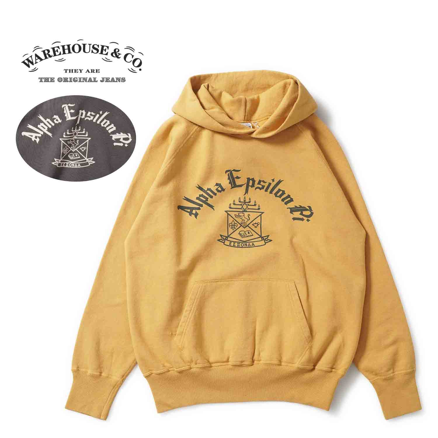 WAREHOUSE �������ϥ��� �������åȡ��ѡ����� Lot.462  "ALPHA EPSILON PI"  462-ALPHA EPSILON PI(25AW)