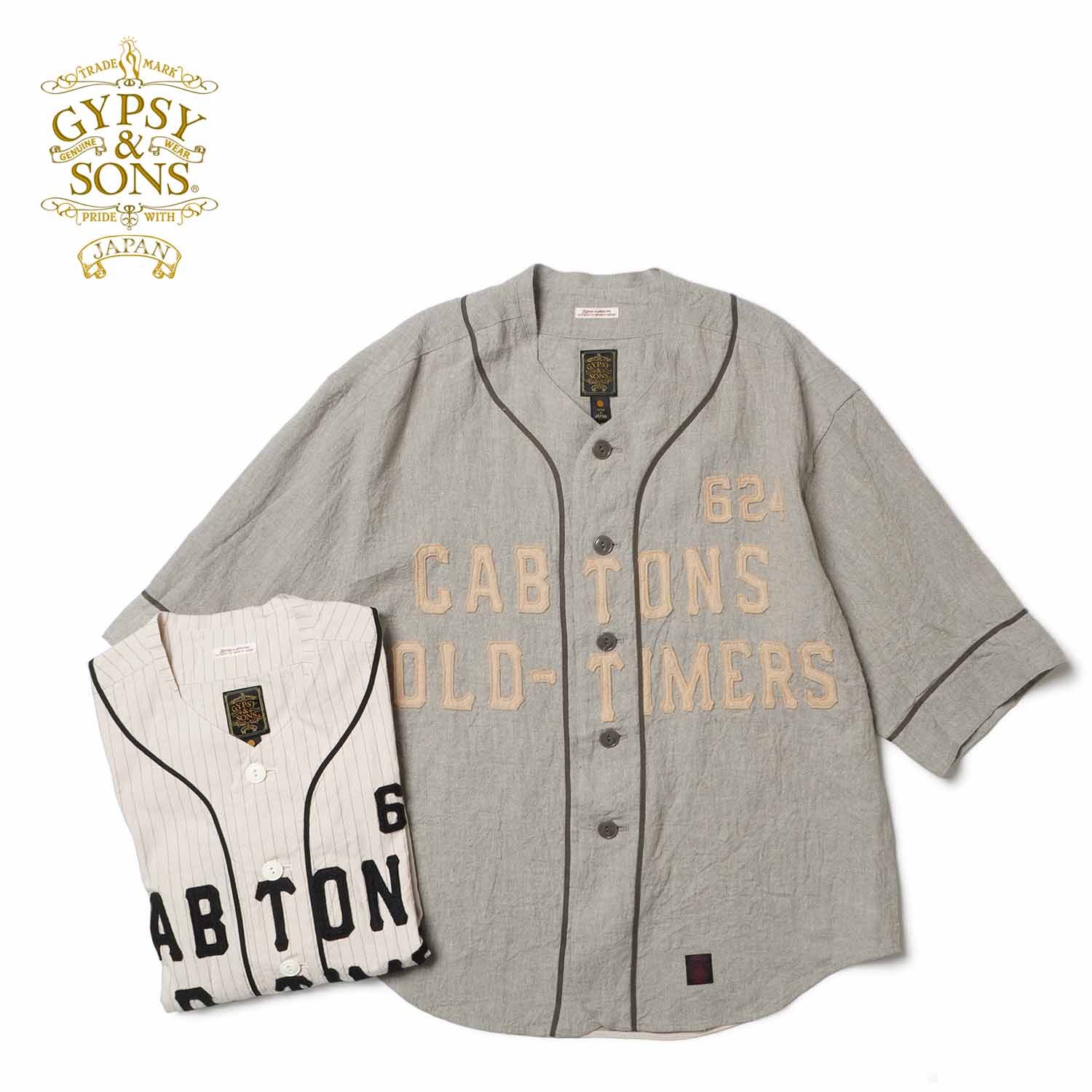 GYPSY&SONS ���ץ���&���� �١����ܡ��륷���  "O.T.BASE BALL SHIRTS"  GS2549902