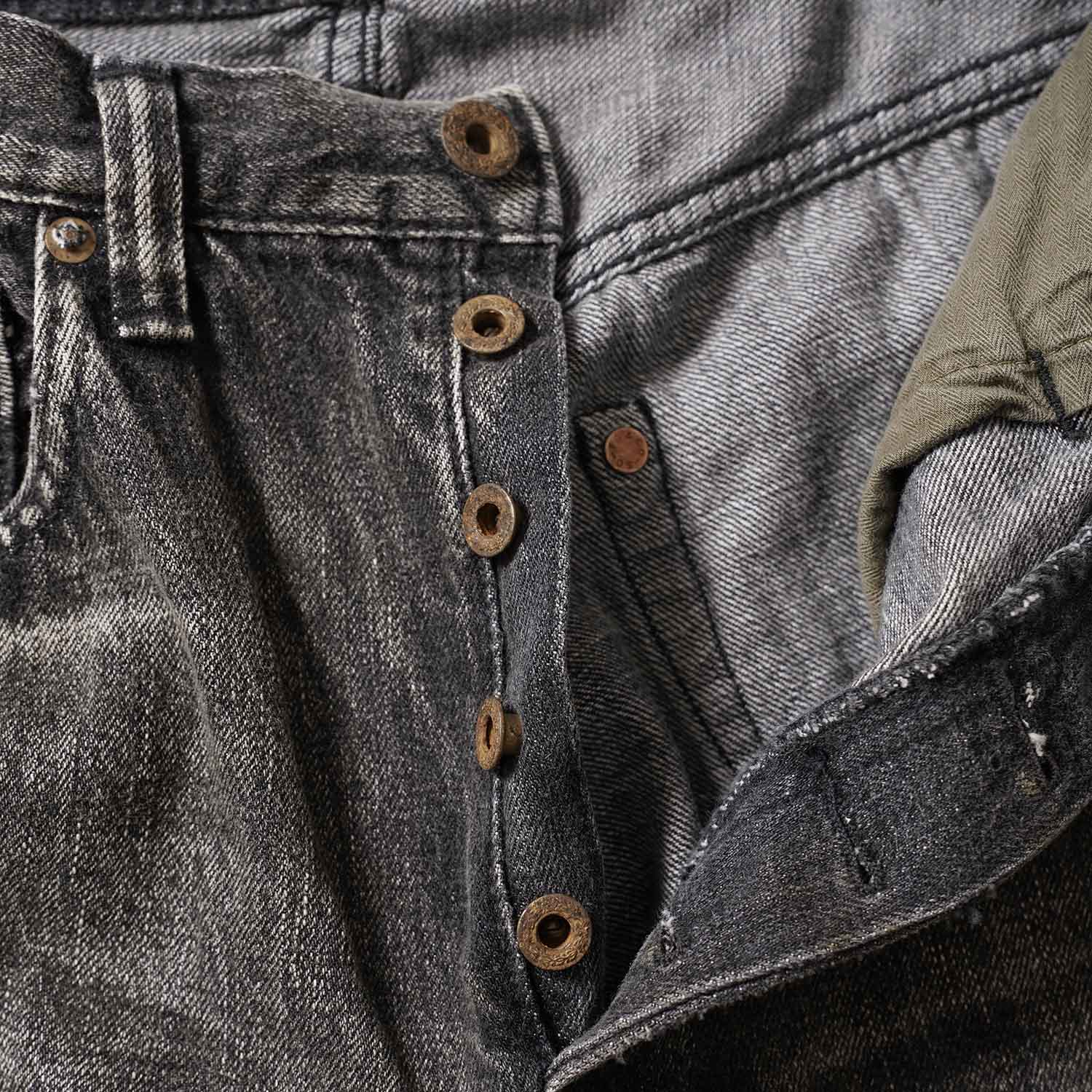 �ڤ������2��ޤǡ�FULLCOUNT �ե륫����� �ѥ�� �����ǥ� WWII Model 11.5oz Black Denim Pants HW ��Master Of Reality��  HAND WASH  S0105BKSSHW