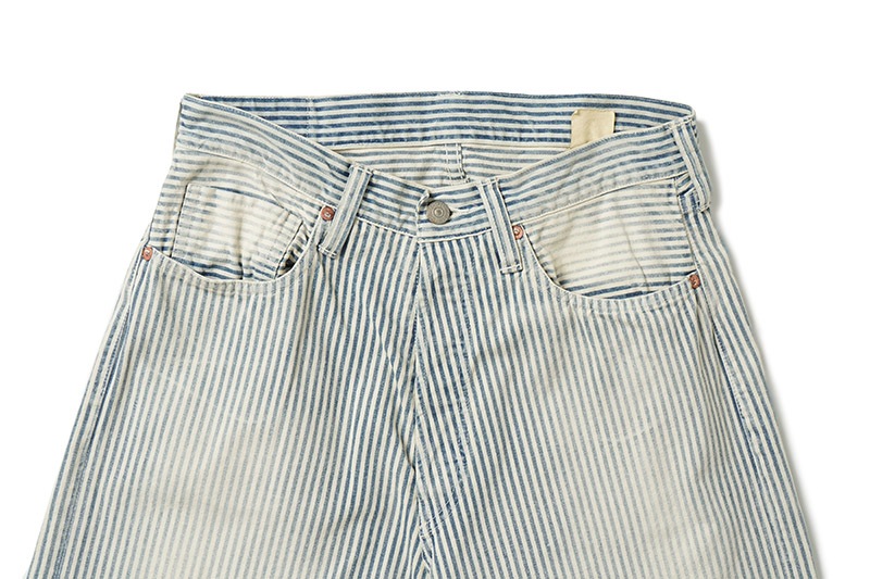 SUGAR CANE ���奬�������� �ѥ�� "11oz. HICKORY STRIPE 5POCKET WIDE PANTS AGED MODEL" SC42454