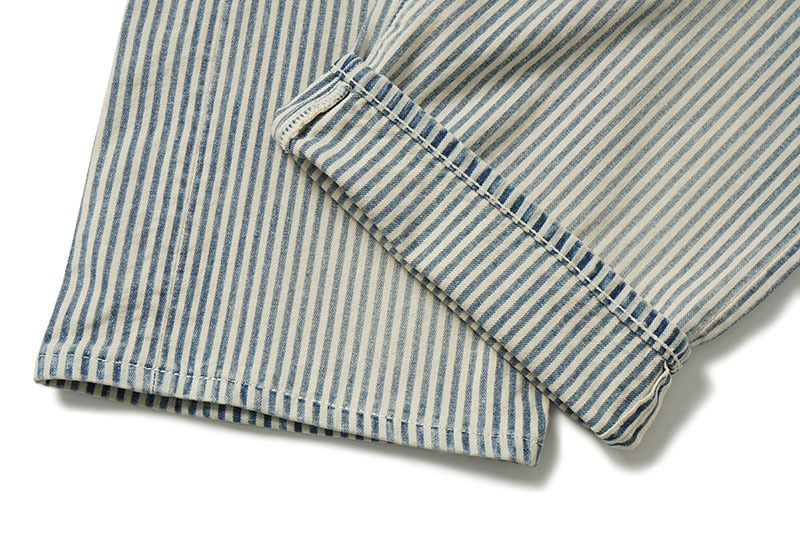 SUGAR CANE ���奬�������� �ѥ�� "11oz. HICKORY STRIPE 5POCKET WIDE PANTS AGED MODEL" SC42454