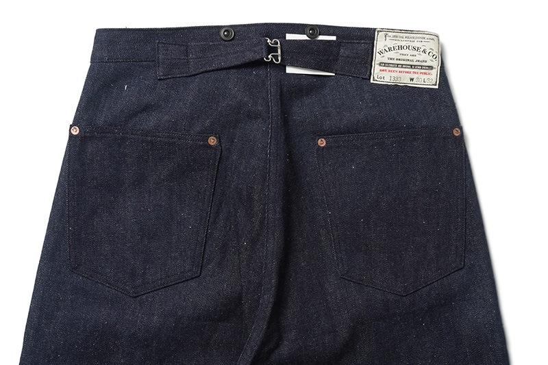 �ڥ�󥦥��å����WAREHOUSE �������ϥ��� �ǥ˥� �ѥ��   Lot.1333  "1910��1915 No.3 WAIST OVERALLS"  1333(24S)-OW