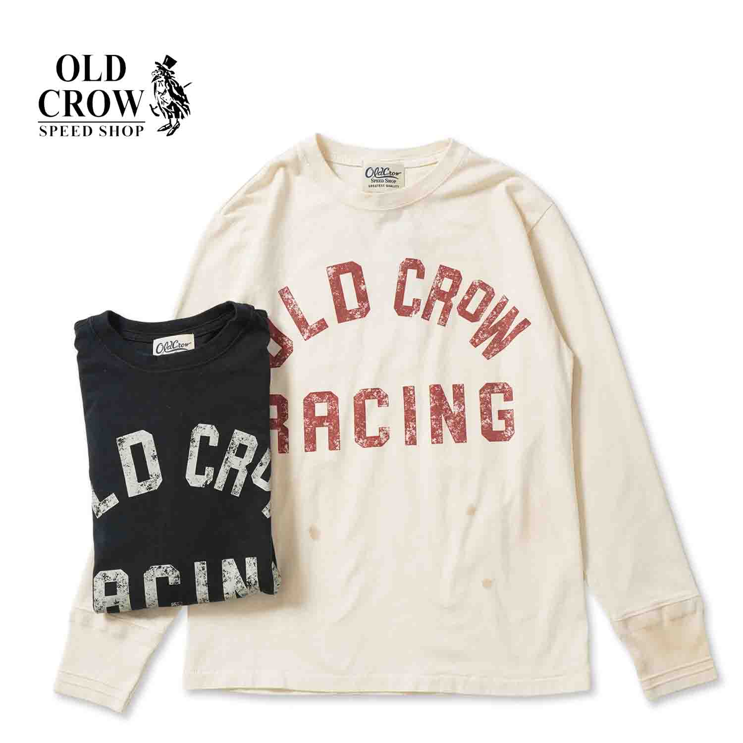 OLD CROW ������ɥ����� Ĺµ T�����  "OLD CROW RACING - L/S T-SHIRTS"  OC5313
