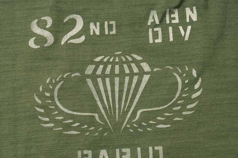 BUZZ RICKSON'S Хꥯ ȾµT SLUB YARN T-SHIRT  "82nd AIRBORNE DIV."  BR79564